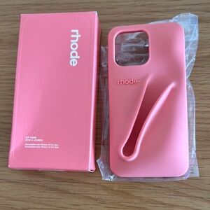 RHODE 15 pro max lip case Phone Case peach pit